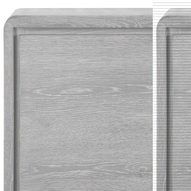 Evanston 4 Door Natural Oak Cabinet - Storage