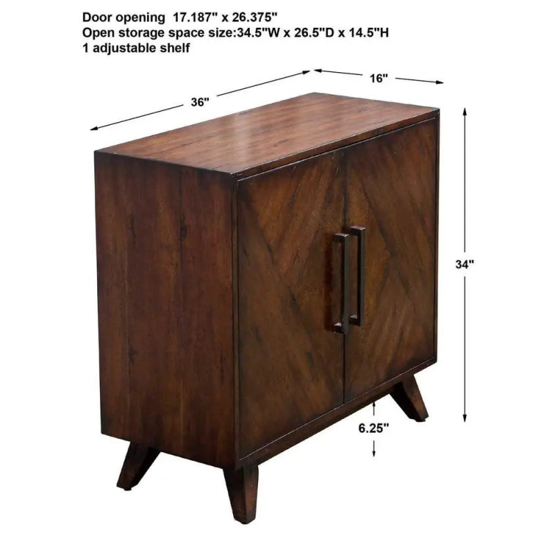 Liri Geometric Cabinet - Uttermost - Cabinet by Modest Hut