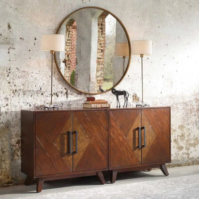 Liri Geometric Cabinet - Uttermost - Cabinet by Modest Hut