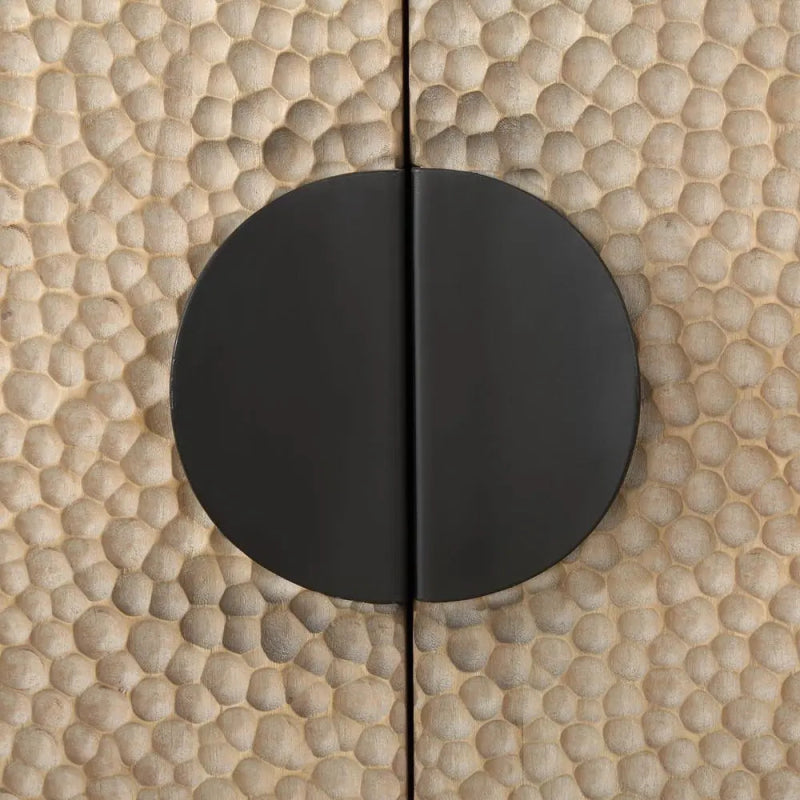 Lunar 4 Door Elm Wood Cabinet - Uttermost - Cabinet by Modest Hut