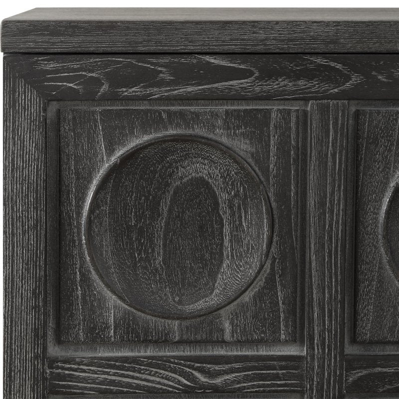 Shelby 2 Door Ebony Stained Cabinet - FURN 4693 24426 A5 DETAIL image 11