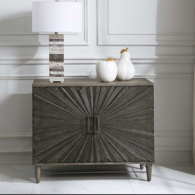 Shield Bohemian Style Cabinet in room setting