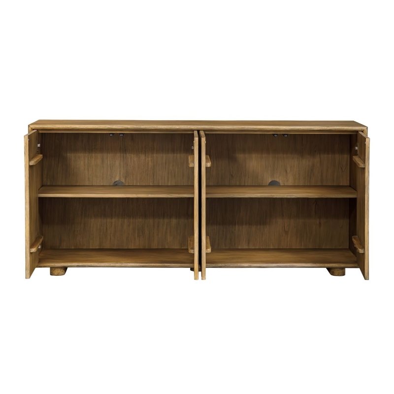 Stevenson 4 Door Natural Cabinet by Uttermost