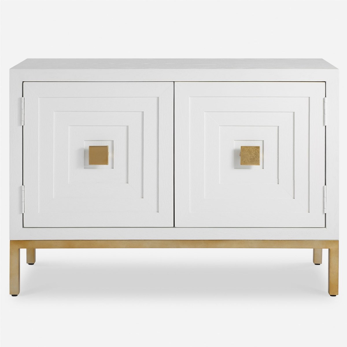 Aiken White 2 Door Cabinet - Uttermost - Cabinets by Modest Hut