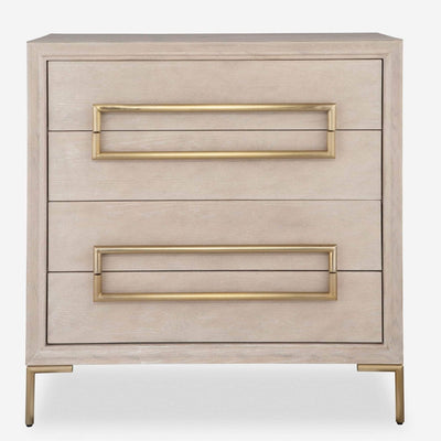 Alessia Light Oak Accent Chest - Uttermost - Cabinets by Modest Hut