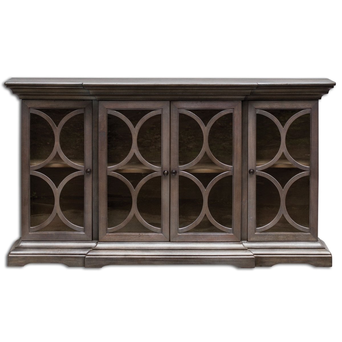 Belino Wooden Four Door Chest - Uttermost - Cabinets by Modest Hut
