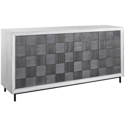 Checkmate Mahogany Wood Cabinet - Uttermost - Cabinets by Modest Hut