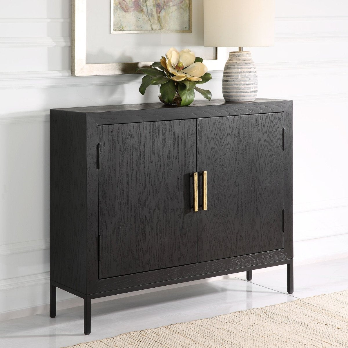 Front Range Dark Oak 2 Door Cabinet - Uttermost - Cabinets by Modest Hut