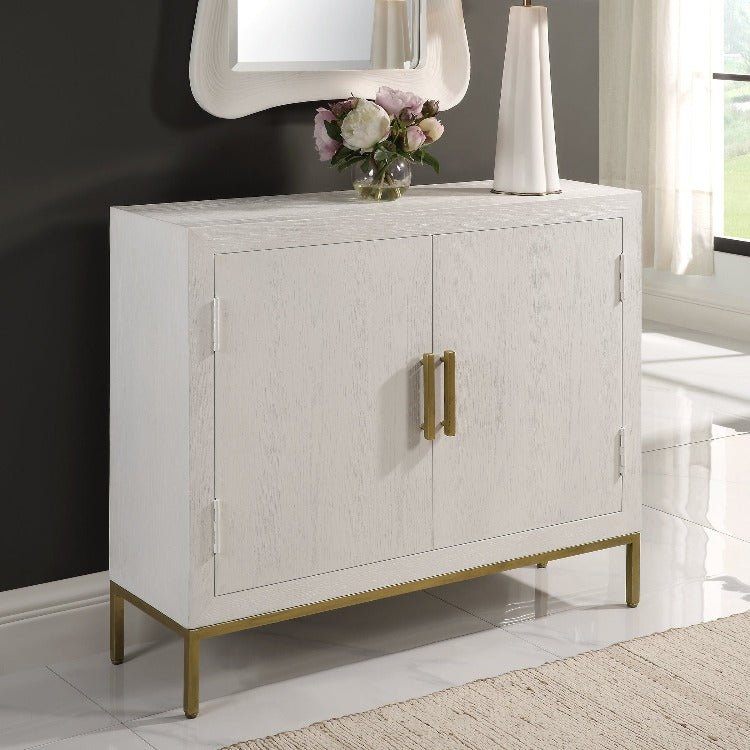 Front Range White 2 Door Cabinet - Uttermost - Cabinets by Modest Hut