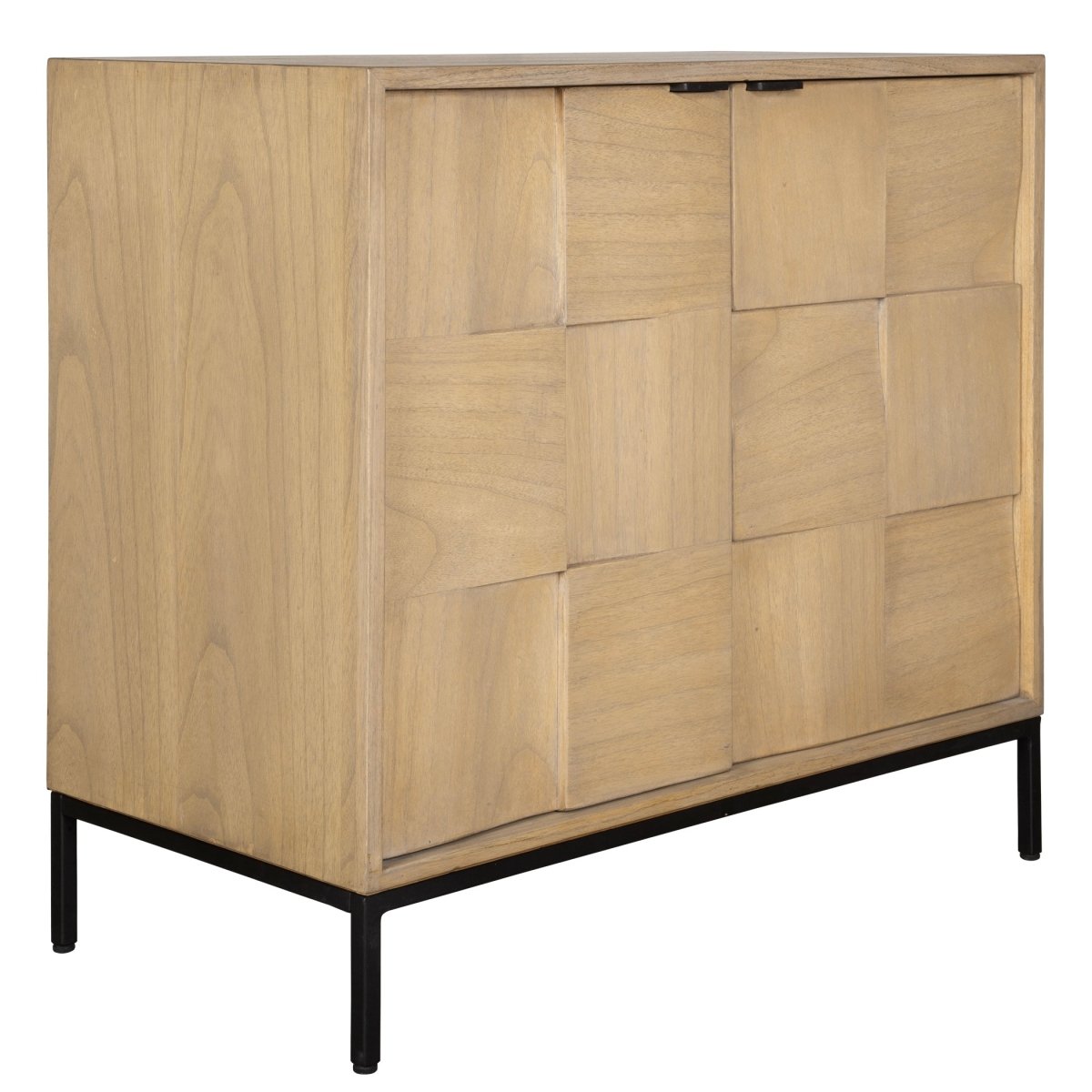 Lorenzo Geometric 2 Door Cabinet - Uttermost - Cabinets by Modest Hut