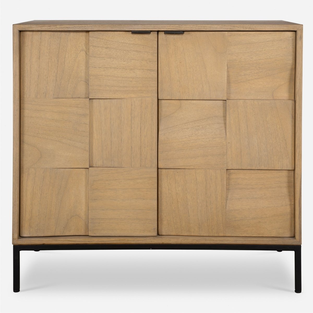 Lorenzo Geometric 2 Door Cabinet - Uttermost - Cabinets by Modest Hut