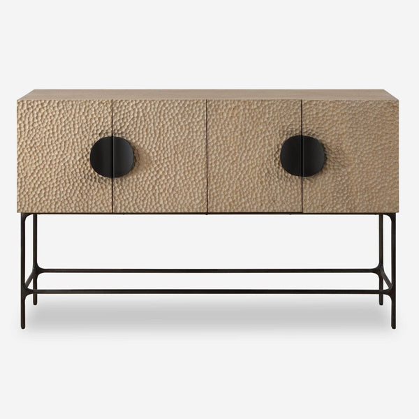 Lunar 4 Door Elm Wood Cabinet - Uttermost - Cabinets by Modest Hut