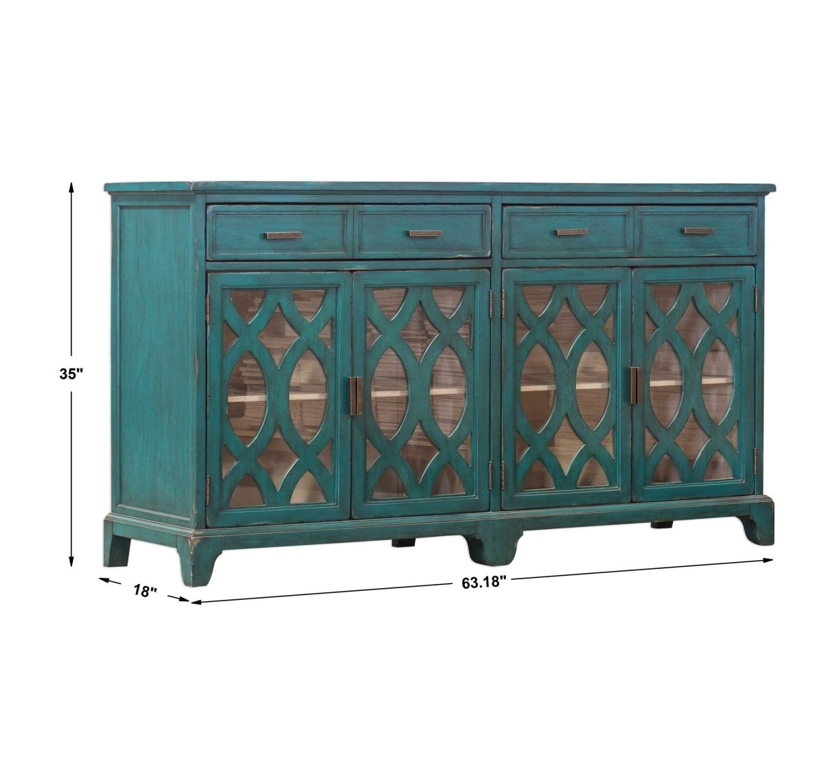 Oksana Credenza Cabinet - Uttermost - Cabinets by Modest Hut