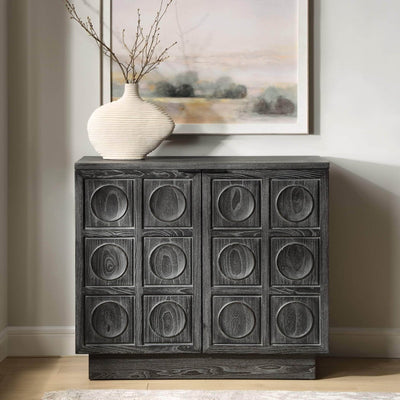 Shelby 2 Door Ebony Stained Cabinet - Uttermost - Cabinets by Modest Hut