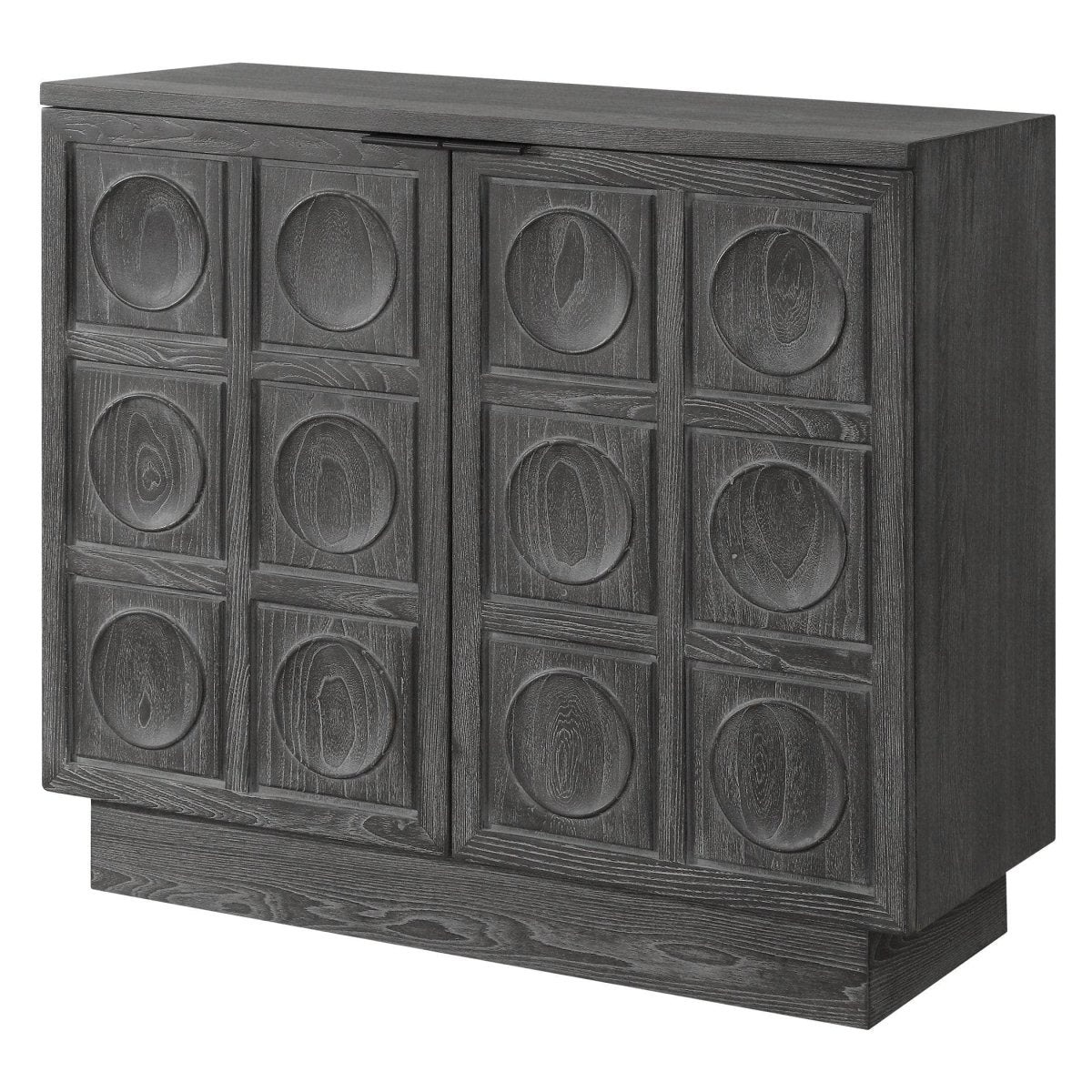 Shelby 2 Door Ebony Stained Cabinet - Uttermost - Cabinets by Modest Hut