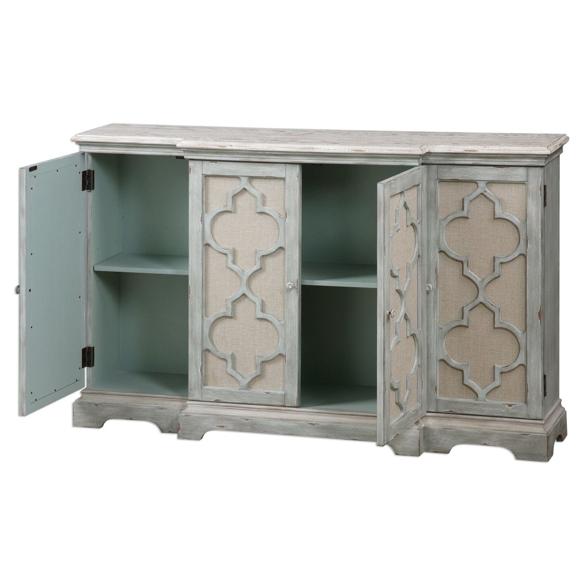 Sophie 4 Door Cabinet - Uttermost - Cabinets by Modest Hut