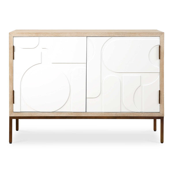 Weimar 2 Door White Cabinet - Uttermost - Cabinets by Modest Hut
