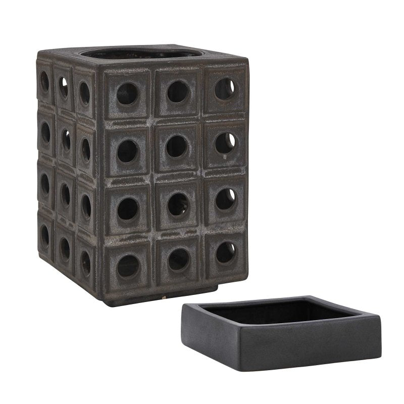 Lattice Indoor-Outdoor Lantern Candleholder - Candle Holders