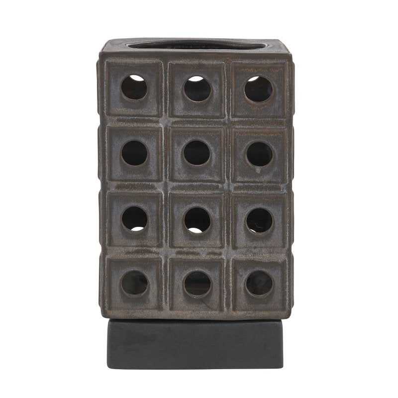 Lattice Indoor-Outdoor Lantern Candleholder - Candle Holders