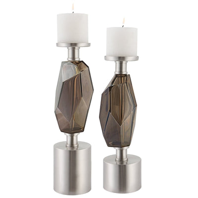 Ore Candleholders, Set/2 - Uttermost - Candle Holders by Modest Hut