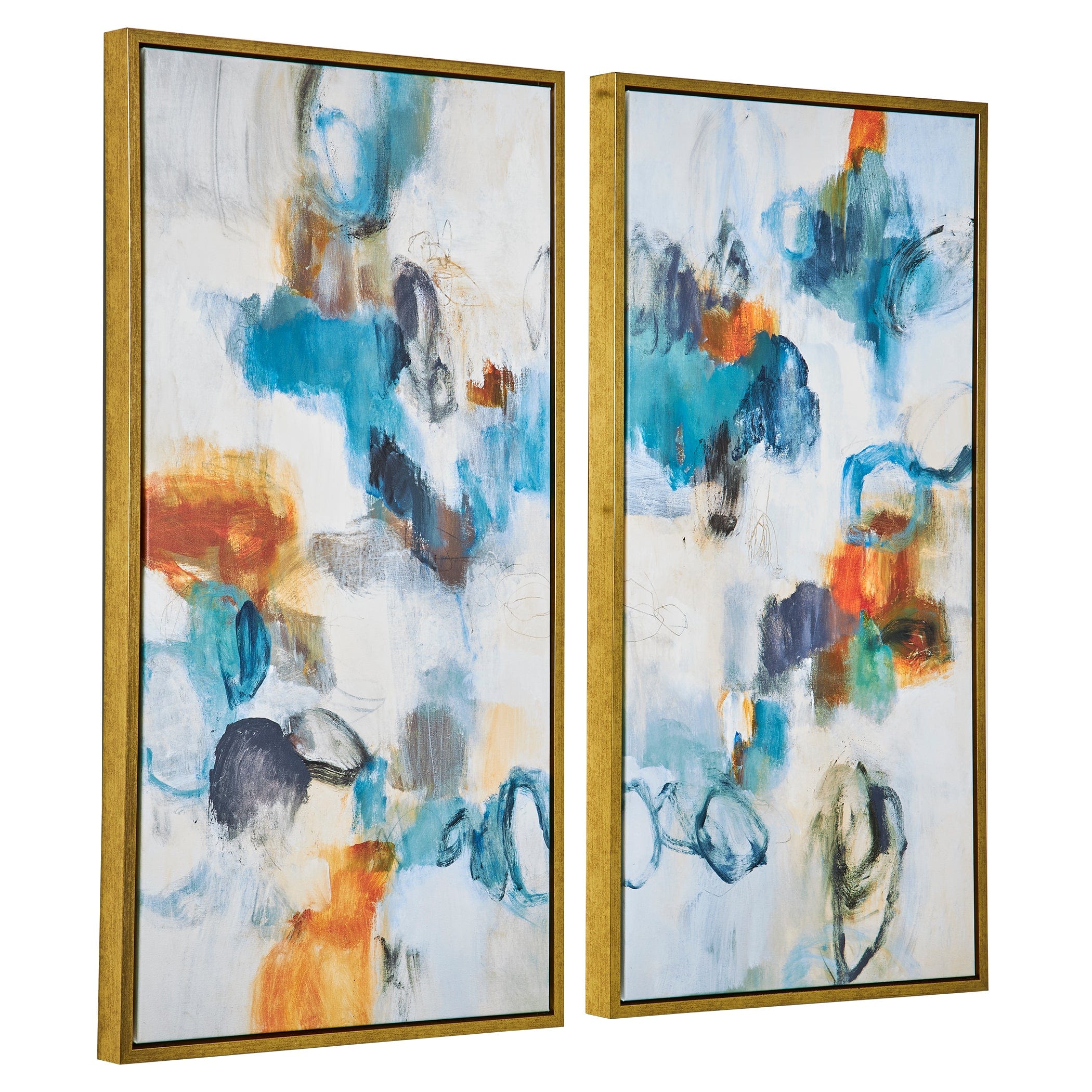 Casual Moments Framed Abstract Art, Set/2 Uttermost