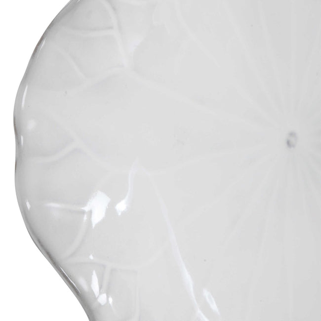 Abella White Ceramic Wall Decor, S/3 - Uttermost - Ceramic Wall Decor by Modest Hut