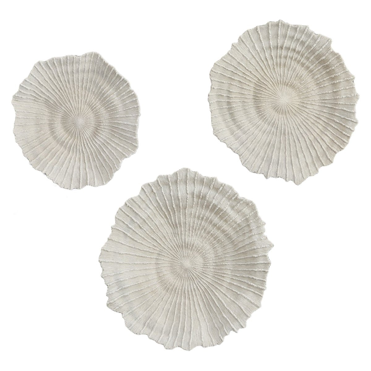 Ocean Gems Coral Wall Decor, Set/3 - Uttermost - Ceramic Wall Decor by Modest Hut
