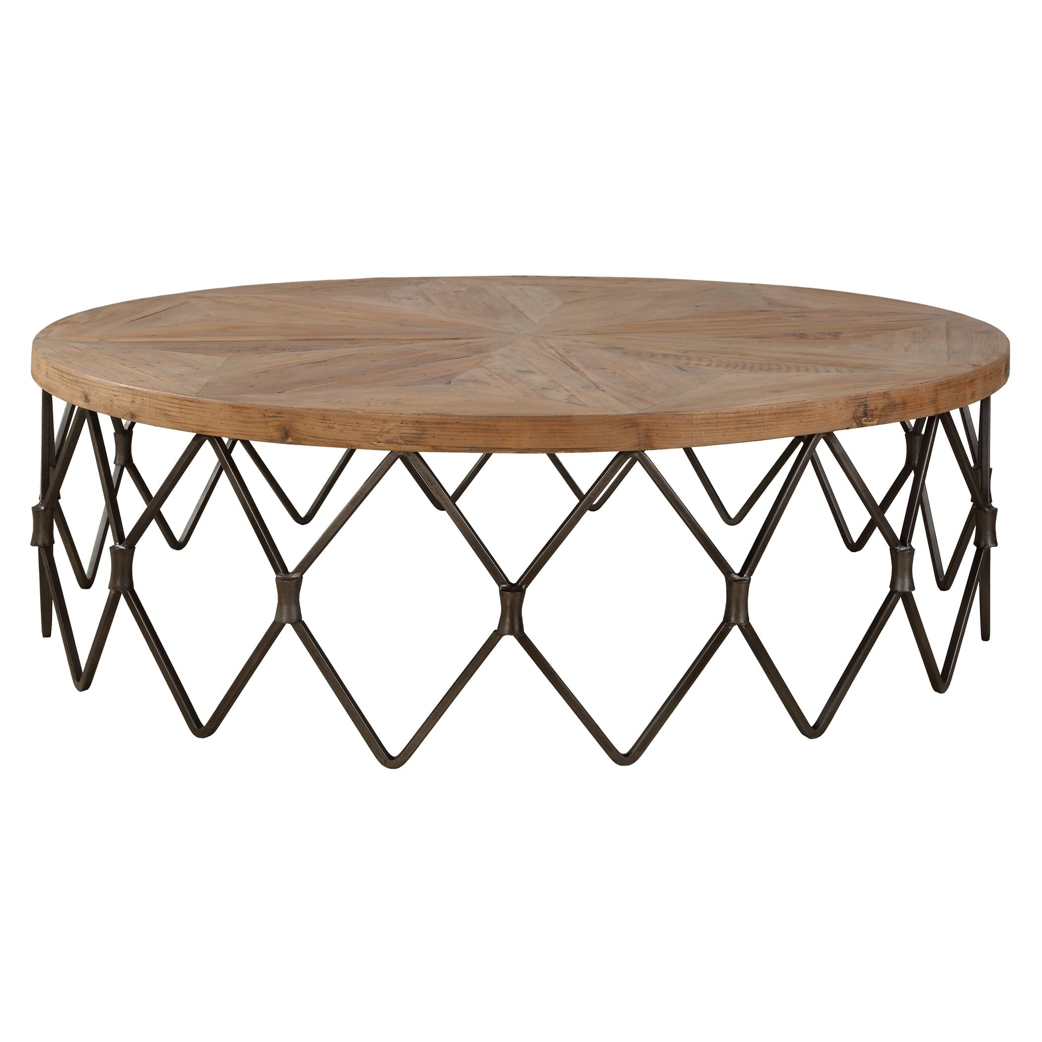 Chain Reaction Wooden Coffee Table Uttermost