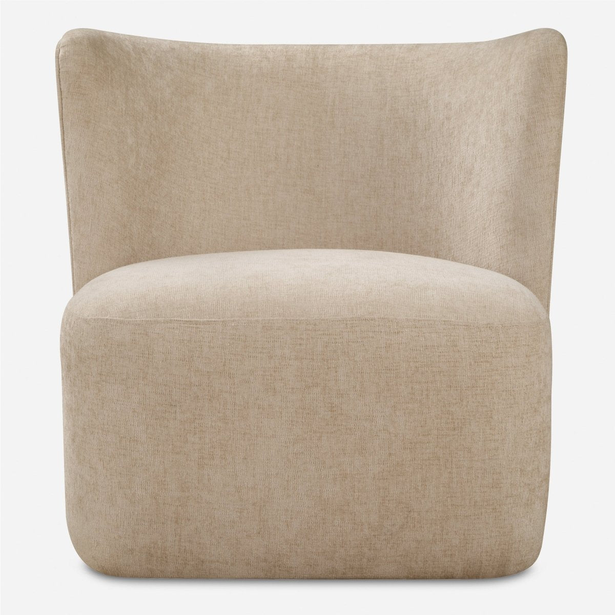 Outlook Light Sand Swivel Chair - Uttermost - chair by Modest Hut