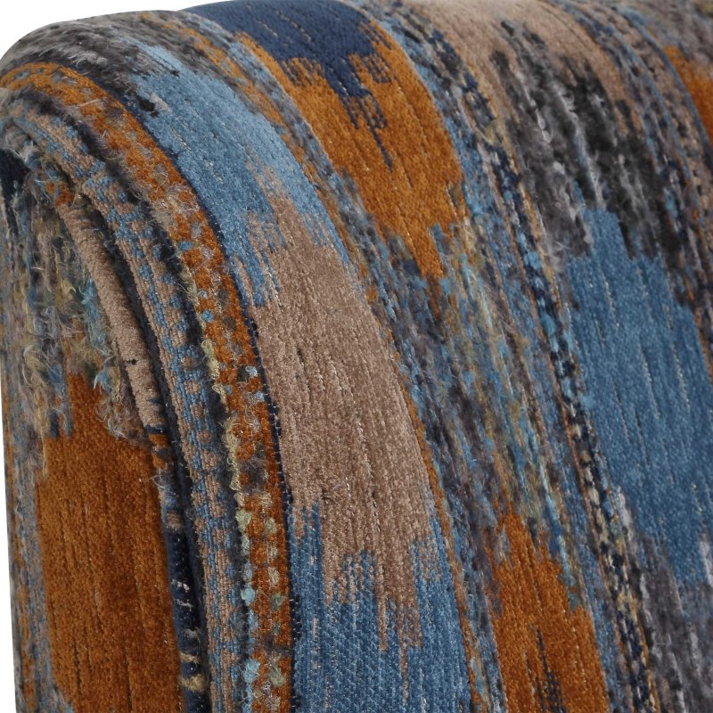 Lainey Upholstered Ikat Armchair - Chairs