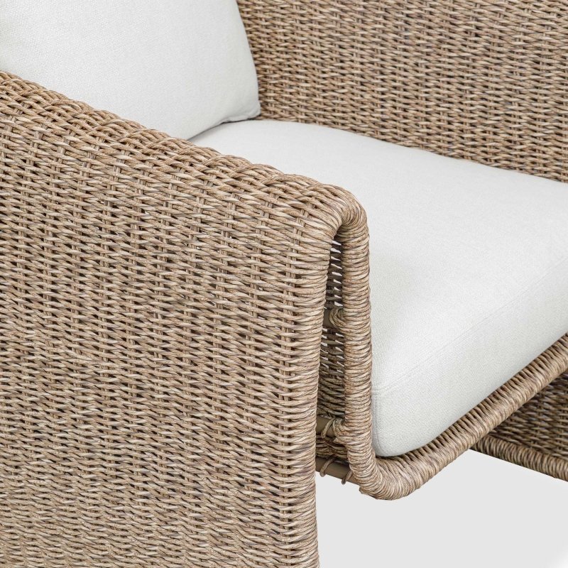 Tropic Golden Flax Outdoor Lounge Chair - Chairs