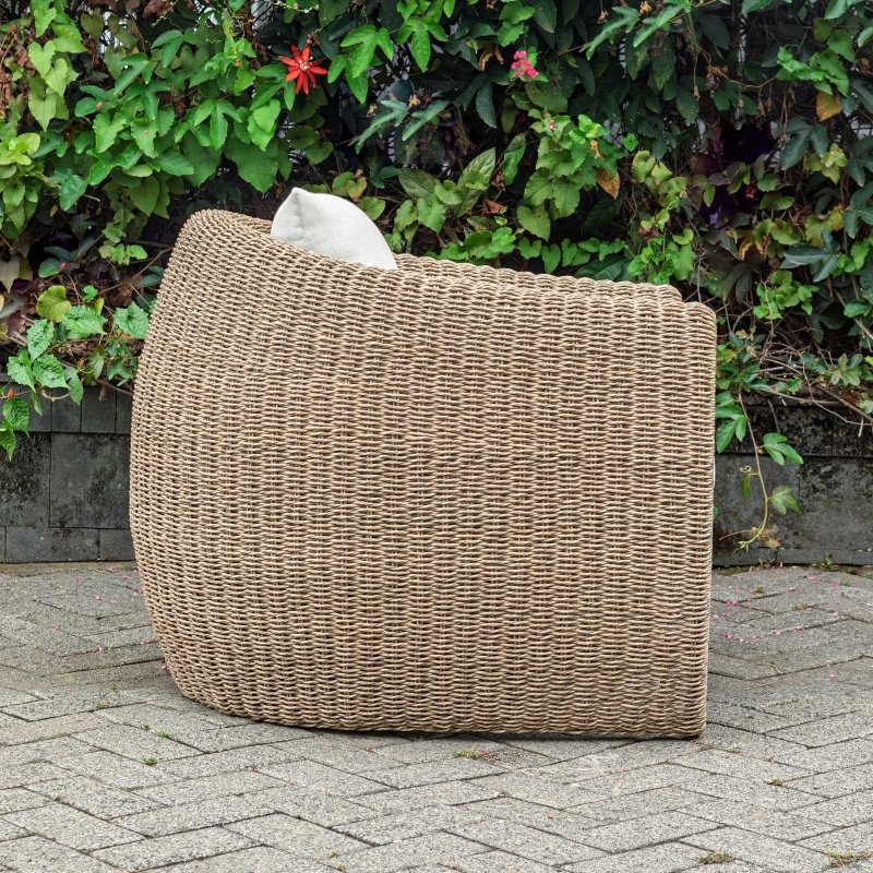 Tropic Golden Flax Outdoor Lounge Chair - Chairs