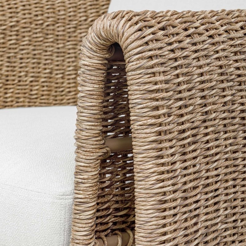 Tropic Golden Flax Outdoor Lounge Chair - Chairs