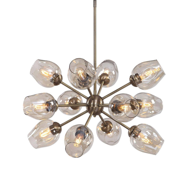 Chet Sputnick Chandelier - Uttermost - Chandeliers by Modest Hut