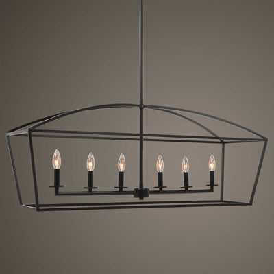 Clayton Linear Chandelier - Uttermost - Chandeliers by Modest Hut