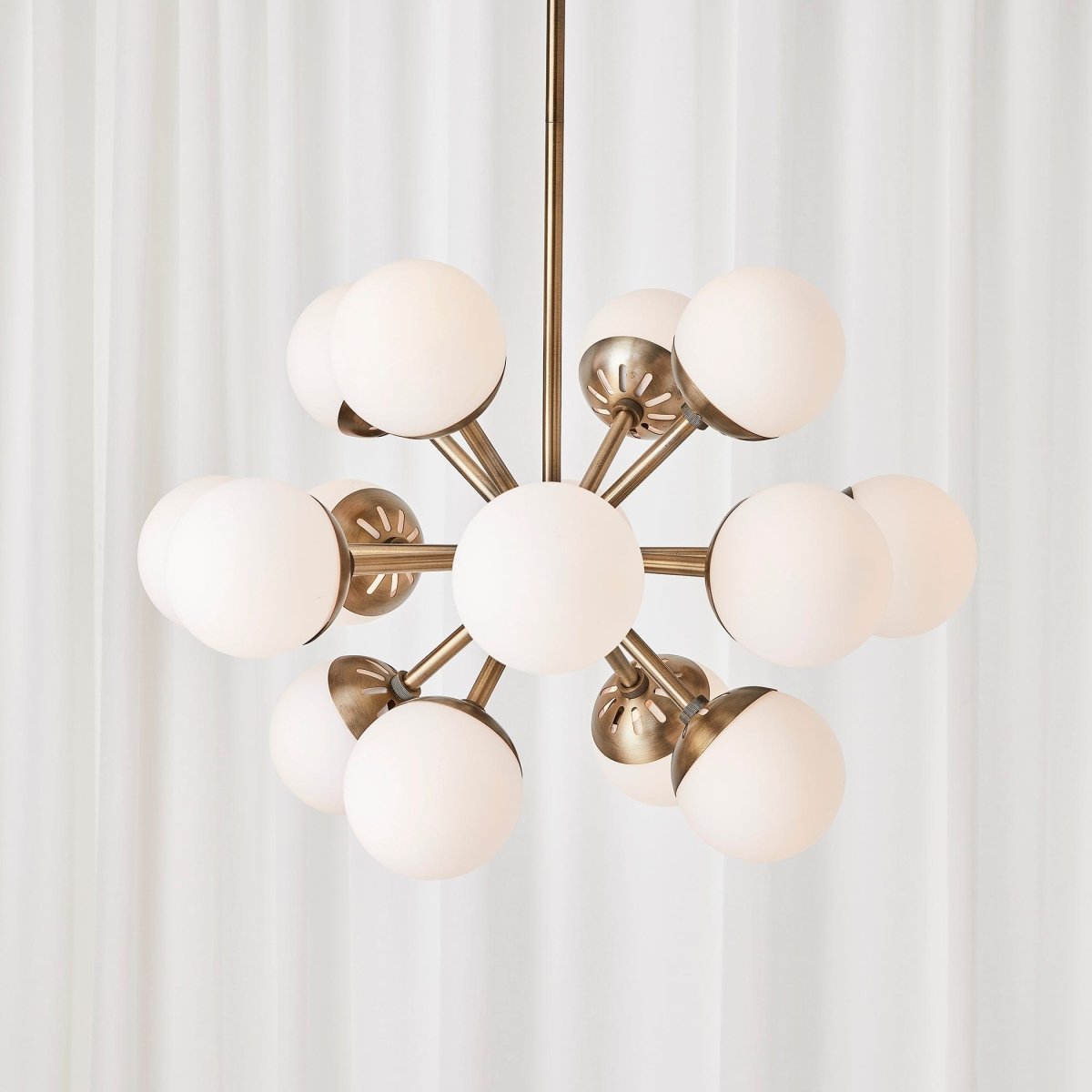 Droplet 16 Light Sputnik Chandelier - Uttermost - Chandeliers by Modest Hut