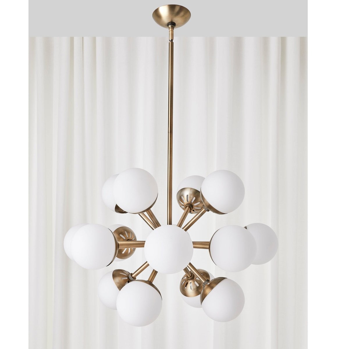 Droplet 16 Light Sputnik Chandelier - Uttermost - Chandeliers by Modest Hut