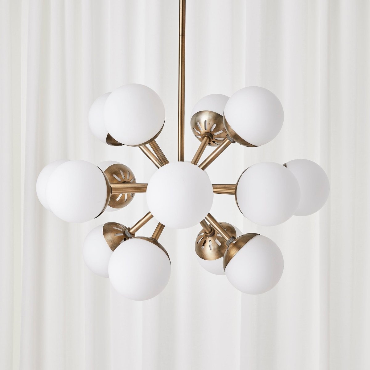 Droplet 16 Light Sputnik Chandelier - Uttermost - Chandeliers by Modest Hut