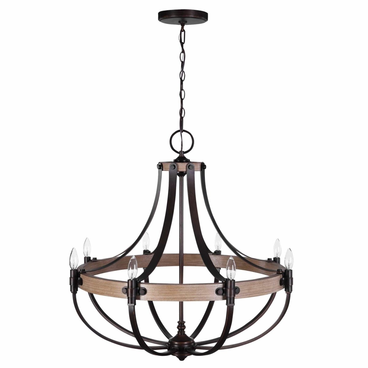 Dubois 8 Light Chandelier - Uttermost - Chandeliers by Modest Hut