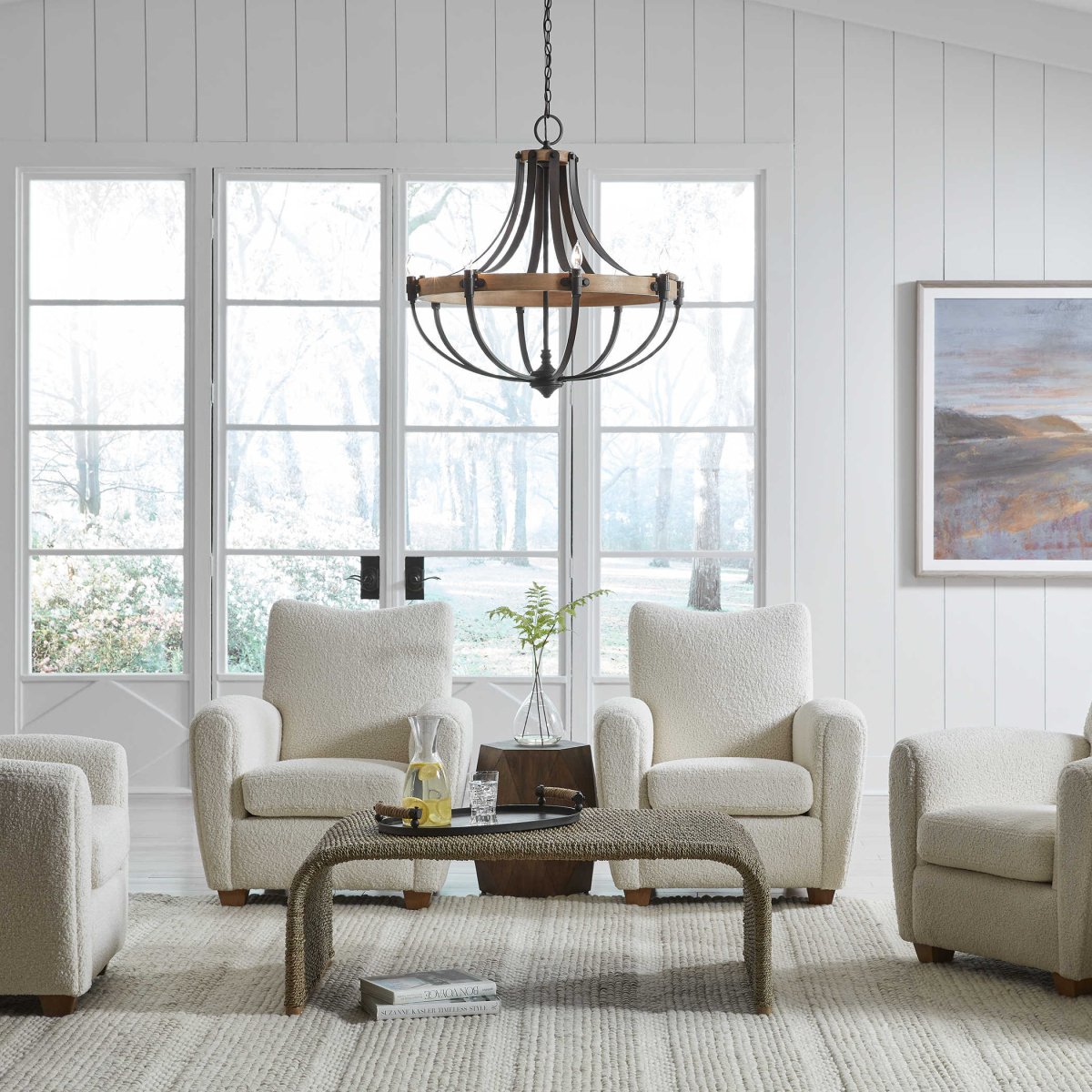 Dubois 8 Light Chandelier - Uttermost - Chandeliers by Modest Hut