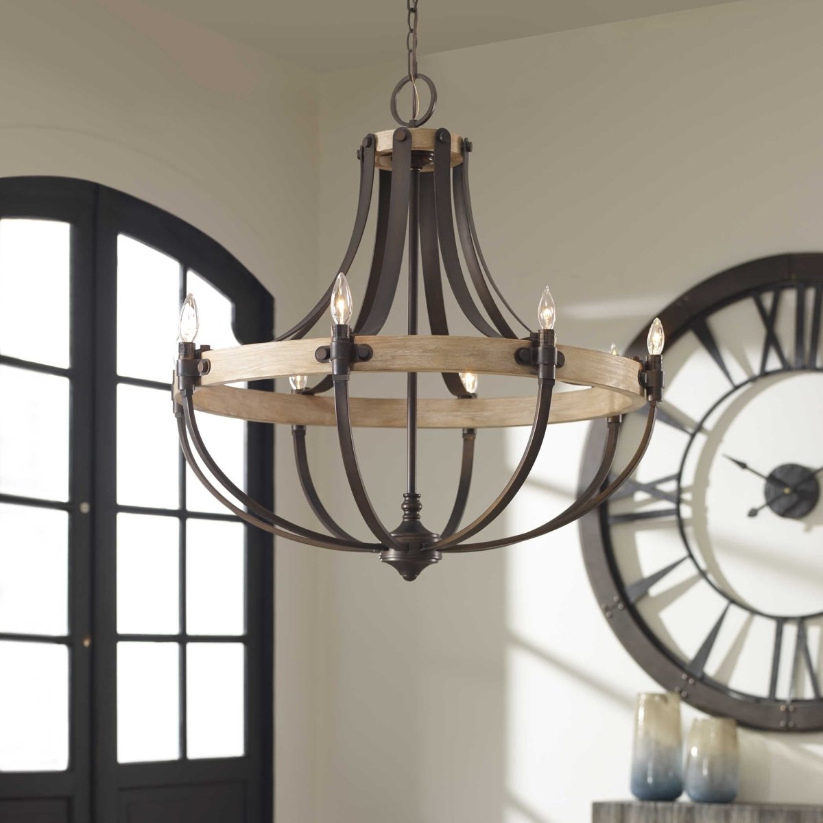 Dubois 8 Light Chandelier - Uttermost - Chandeliers by Modest Hut