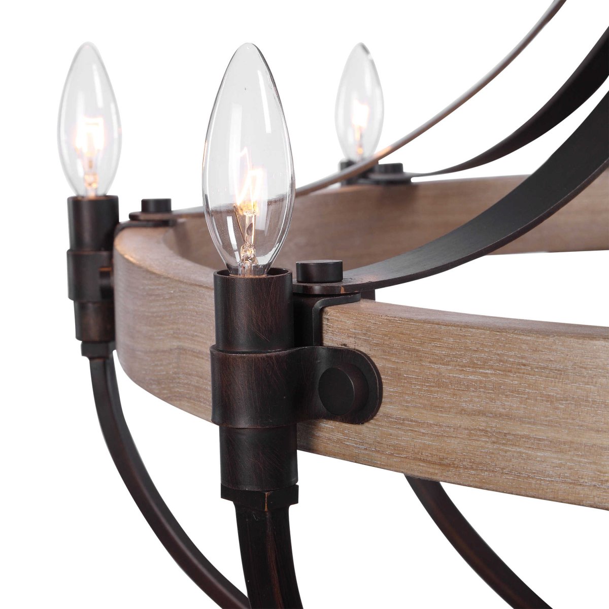 Dubois 8 Light Chandelier - Uttermost - Chandeliers by Modest Hut