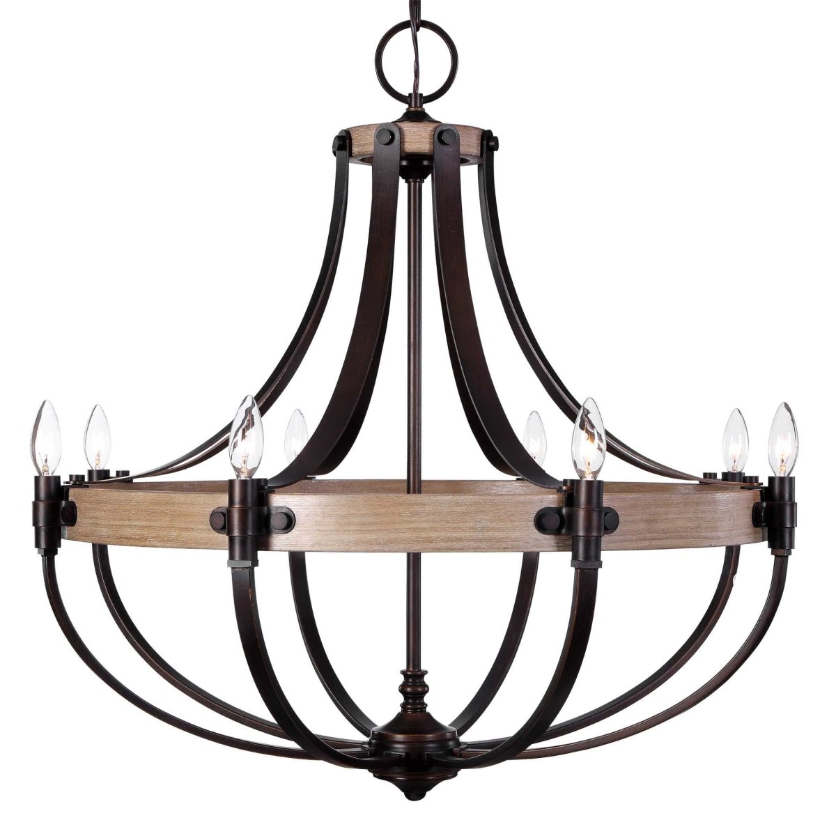 Dubois 8 Light Chandelier - Uttermost - Chandeliers by Modest Hut