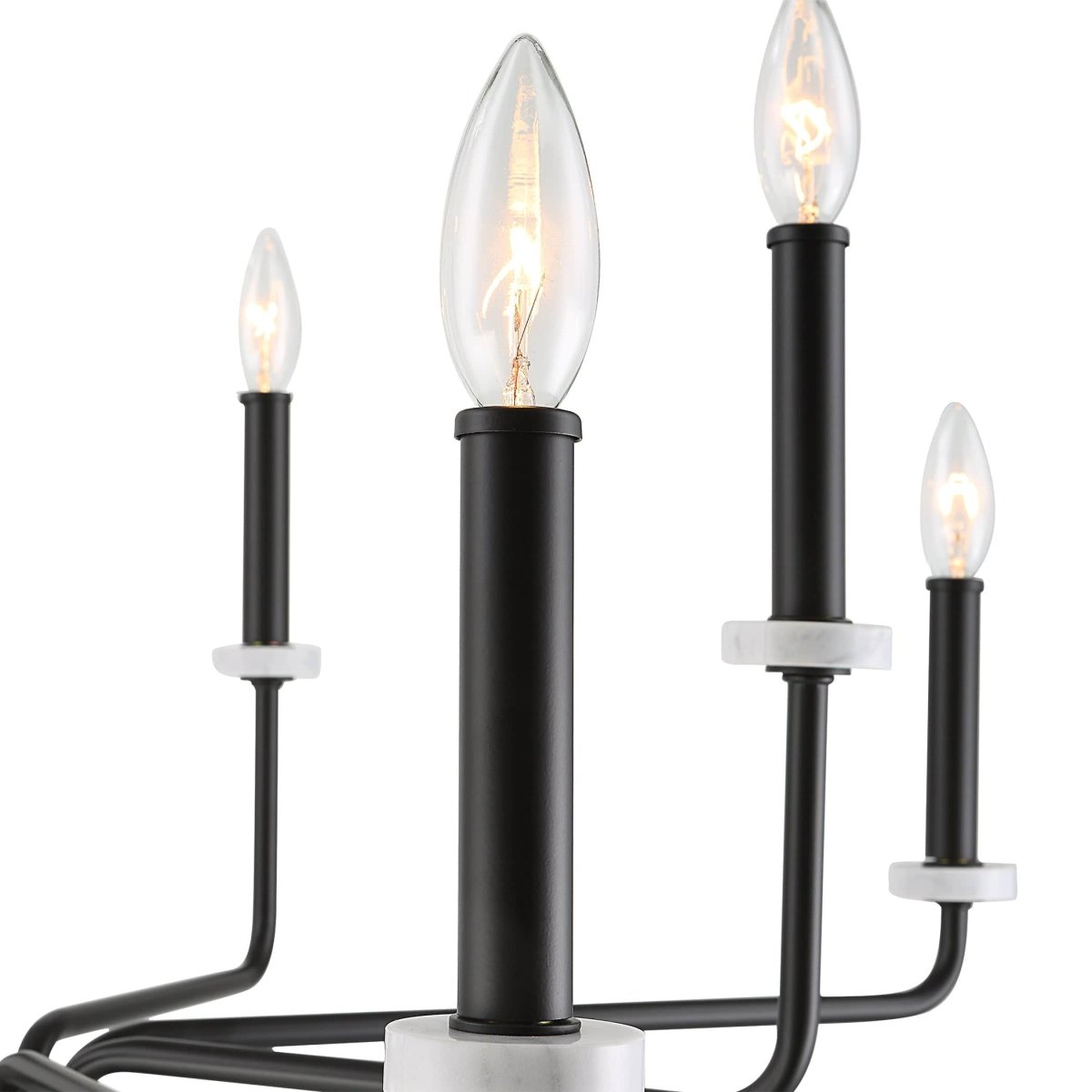 Ebony Elegance 8 Light Chandelier - Uttermost - Chandeliers by Modest Hut