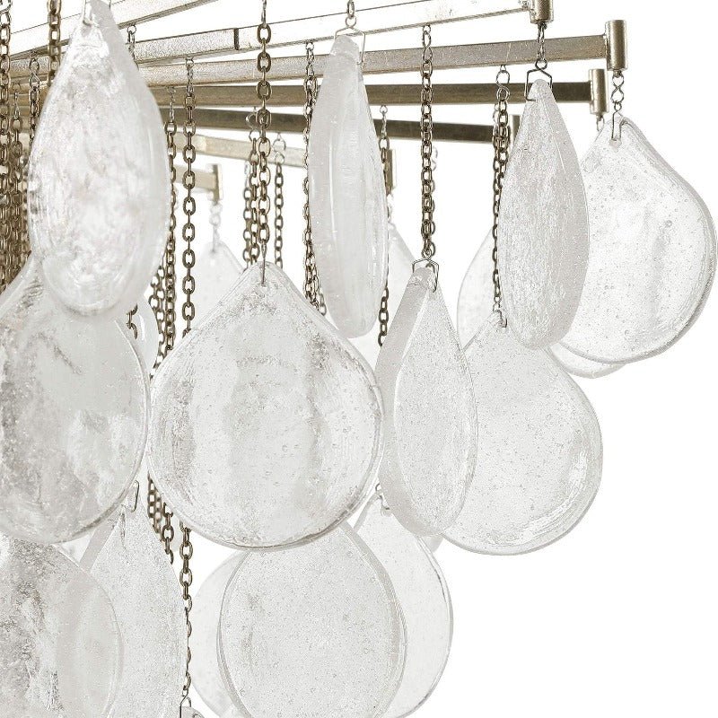 Goccia Tear Drop Chandelier, 6 Lt. - Uttermost - Chandeliers by Modest Hut