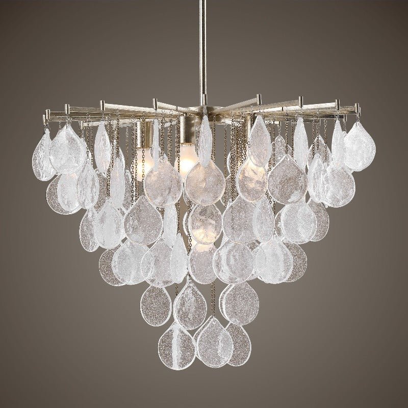 Goccia Tear Drop Chandelier, 6 Lt. - Uttermost - Chandeliers by Modest Hut