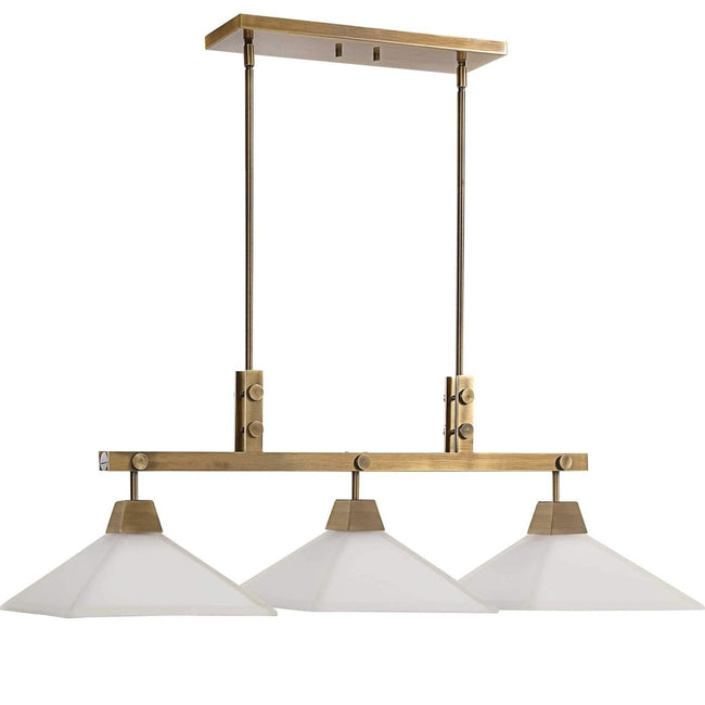 Industrial Brookdale Linear Chandelier - Uttermost - Chandeliers by Modest Hut