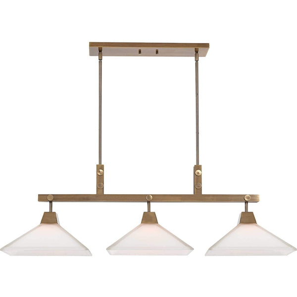 Industrial Brookdale Linear Chandelier - Uttermost - Chandeliers by Modest Hut