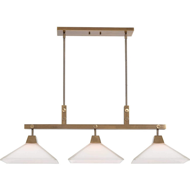Industrial Brookdale Linear Chandelier - Uttermost - Chandeliers by Modest Hut
