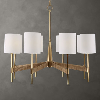 Lautoka Rattan 8 Light Chandelier - Uttermost - Chandeliers by Modest Hut